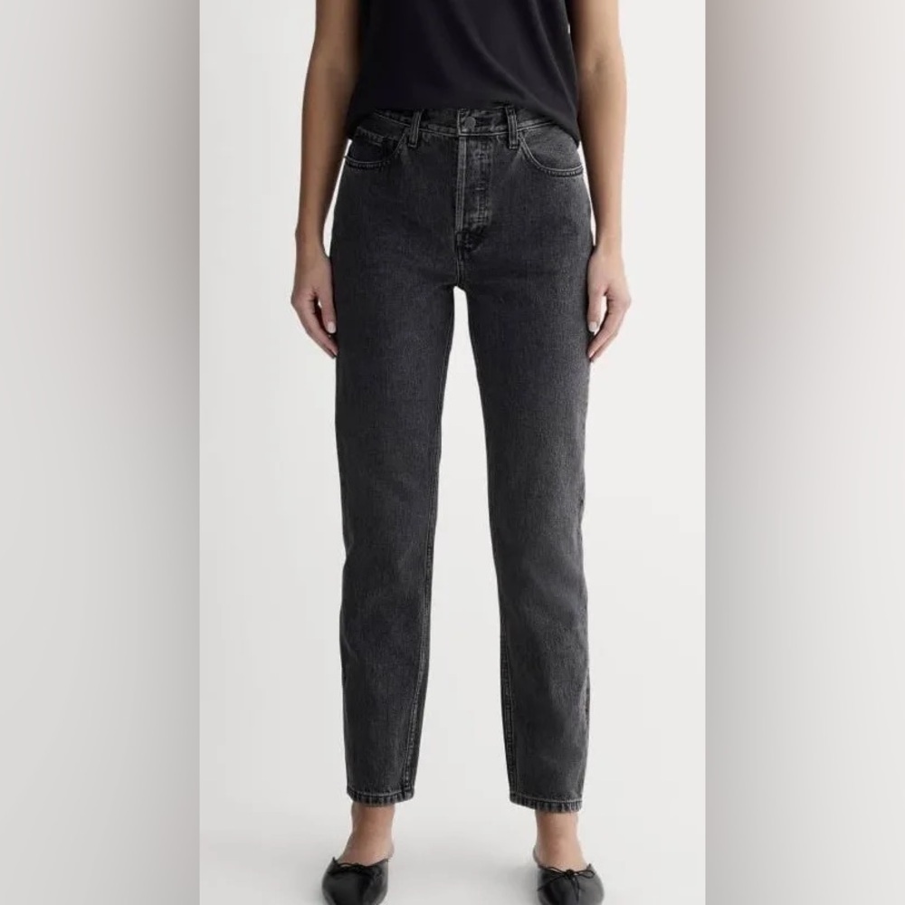 Everlane cheeky crop Women's Straight Leg Jeans in Black size 26 denim pants